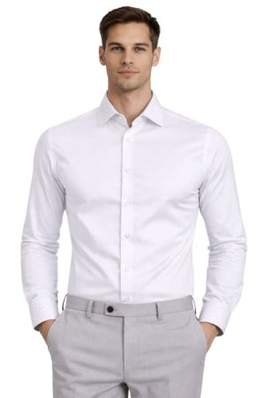 Oxiums Men’s Rhinestone Dress Shirt