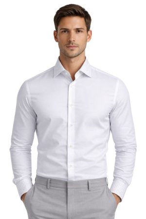 Oxiums Men’s Rhinestone Dress Shirt
