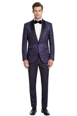 Oxiums Men’s Three-Piece Suit + Bow tie