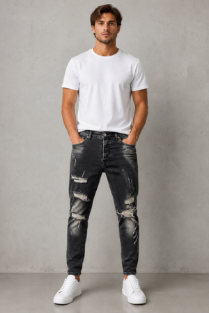 Premium Patched Jeans Pant